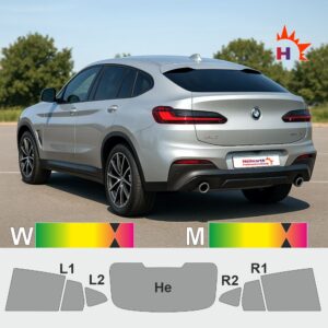 BMW X4 G02 passgenaue Tönungsfolie