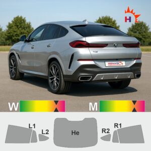 BMW X6 G06 Limousine passgenaue Tönungsfolie