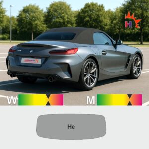 BMW Z4 G29 Cabriolet passgenaue Tönungsfolie