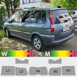 Citroen C8 passgenaue Tönungsfolie