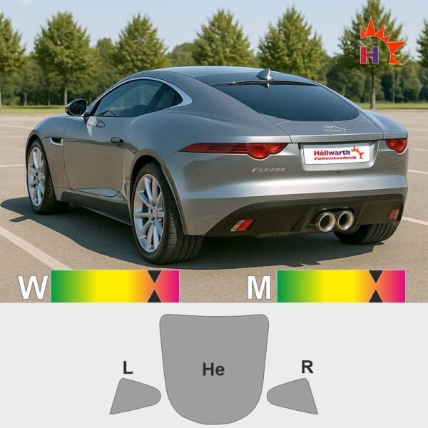 JAGUAR F-Type 2013 passgenaue Tönungsfolie