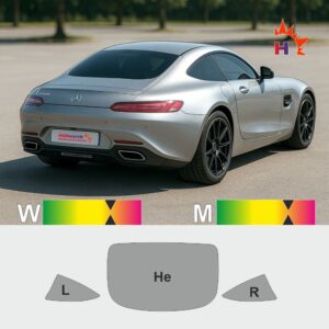 MERCEDES AMG GT 190 Limousine 2016 passgenaeue Tönungsfolie