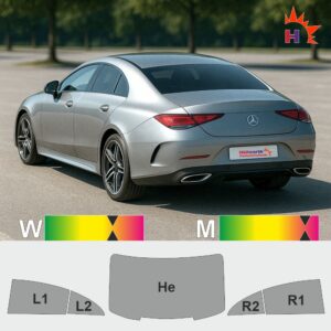 MERCEDES CLS C257 passgenaue Tönungsfolie