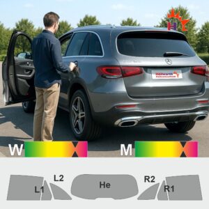MERCEDES GLC X254 passgenaue Tönungsfolie