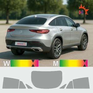 MERCEDES GLE C167 passgenaue Tönungsfolie