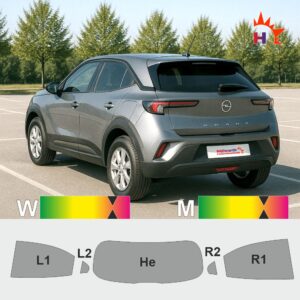OPEL Mokka B passgenaue Tönungsfolie