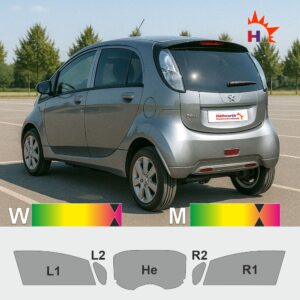 PEUGEOT ION 2010 passgenaue Tönungsfolie
