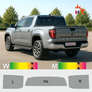 VW Amarok II 2024 passgenaue Tönungsfolie