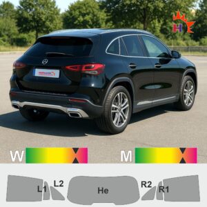 MERCEDES GLA H247 passgenaue T&ouml;nungsfolie